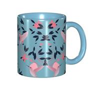 HGFDSAPOIK Dual-Color Printed Ceramic Mug â€“ Premium Full-Print Classic Cylinder Coffee Mug with Smooth Rim, Ergonomic Arc Handle & Microwave-Safe Design for Home, Office & Gifting