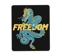 HGFDSAPOIK è“é¾™è‡ªç”± Multi-Size Rubber-Edged Vertical Mouse Pad â€“ Full-Print, Eco-Friendly 100% Polyester Desk Mat With 3mm Non-Slip Rubber Base For Gaming, Office & Study