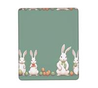 HGFDSAPOIK Easter Bunny Multi-Size Rubber-Edged Vertical Mouse Pad â€“ Full-Print, Eco-Friendly 100% Polyester Desk Mat With 3mm Non-Slip Rubber Base For Gaming, Office & Study
