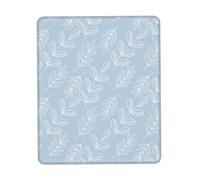 HGFDSAPOIK Fresh And Simple Leaves Multi-Size Rubber-Edged Vertical Mouse Pad â€“ Full-Print, Eco-Friendly 100% Polyester Desk Mat With 3mm Non-Slip Rubber Base For Gaming, Office & Study