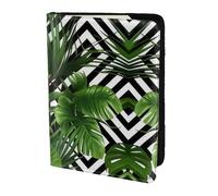 HGFDSAPOIK Green Leaves of Palm Tree Tropical Plant 5.5in Passport Holder – Stylish Travel Wallet with Full-Sheet Print Design, Eco Leather & Microfiber Lining for Men & Women Travelers
