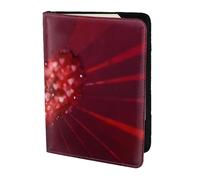 HGFDSAPOIK Happy Valentine's Day 5.5in Passport Holder â€“ Stylish Travel Wallet with Full-Sheet Print Design, Eco Leather & Microfiber Lining for Men & Women Travelers
