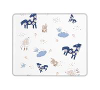 HGFDSAPOIK Lovely Dream Horse Multi-Size Rubber-Edged Gaming Mouse Pad (Landscape) â€“ Full-Print, Eco-Friendly 100% Polyester Surface With 3mm Non-Slip Rubber Base For Office, Study & Pc/Console Use