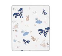 HGFDSAPOIK Lovely Dream Horse Multi-Size Rubber-Edged Vertical Mouse Pad â€“ Full-Print, Eco-Friendly 100% Polyester Desk Mat With 3mm Non-Slip Rubber Base For Gaming, Office & Study