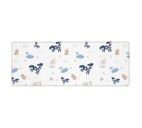 HGFDSAPOIK Lovely Dream Horse Premium 3080-Styled Edge-Locked Gaming Mouse Pad â€“ Full-Print, Non-Slip Rubber-Base Desk Mat For Office, Study & Pc/Console Gaming (3mm Thick, Eco-Friendly Polyester)