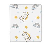 HGFDSAPOIK Stick Figure Cartoon Unicorns Multi-Size Rubber-Edged Vertical Mouse Pad â€“ Full-Print, Eco-Friendly 100% Polyester Desk Mat With 3mm Non-Slip Rubber Base For Gaming, Office & Study
