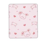 HGFDSAPOIK Stick Figure Cartoon Urbunny Multi-Size Rubber-Edged Vertical Mouse Pad â€“ Full-Print, Eco-Friendly 100% Polyester Desk Mat With 3mm Non-Slip Rubber Base For Gaming, Office & Study