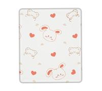 HGFDSAPOIK Stick Figure Cartoon Urbunny Multi-Size Rubber-Edged Vertical Mouse Pad â€“ Full-Print, Eco-Friendly 100% Polyester Desk Mat With 3mm Non-Slip Rubber Base For Gaming, Office & Study