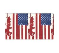 HGFDSAPOIK The Old Glory Extra-Large Rubber Gaming Mouse Pad - 16×29.5 Inch Oversized Desk Mat With Non-Slip Rubber Base, Full-Print Single-Side Design For Office, Gaming & Study
