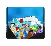 HGFDSAPOIK What The Monster Multi-Size Rubber-Edged Gaming Mouse Pad (Landscape) â€“ Full-Print, Eco-Friendly 100% Polyester Surface With 3mm Non-Slip Rubber Base For Office, Study & Pc/Console Use