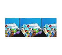 HGFDSAPOIK What The Monster Premium 3080-Styled Edge-Locked Gaming Mouse Pad â€“ Full-Print, Non-Slip Rubber-Base Desk Mat For Office, Study & Pc/Console Gaming (3mm Thick, Eco-Friendly Polyester)