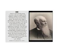 HGFH5TD Bishops J C Ryle Portrait Quotes Canvas Posters Wall Art Bedroom Office Room Decor Gift 12x18inch(30x45cm)