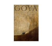 HGFH5TD Francisco De Goya, The Dog Vintage Wall Decoration Famous Oil Paintings for Living Room Classic Artwork Pictures Home Decor 24x36inch(60x90cm)