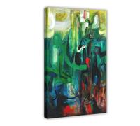 HGFH5TD Garden of Desires by Byron Browne Canvas Wall Art Print Poster For Home School Office Decor 20x30inch(50x75cm)