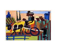HGFH5TD Going to Church by William H. Johnson Poster for Room Aesthetics Canvas Wall Art Poster And Print 20x30inch(50x75cm)