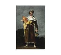HGFH5TD Goya - The Water Carrier Poster Print for Teen Boys Room Wall Art Canvas Painting Print 16x24inch(40x60cm)