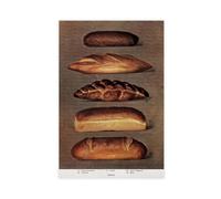 HGFH5TD Grocer's Encyclopedia - Baking Bread Poster for Room Aesthetics Canvas Wall Art Poster And Print 24x36inch(60x90cm)