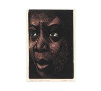 HGFH5TD I Am The Negro Woman by Elizabeth Catlett Canvas Poster Wall Art Decor Print Picture Paintings for Living Room Bedroom Decoration 16x24inch(40x60cm)