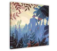 HGFH5TD Into Bondage by Aaron Douglas - Harlem RenaissancePrint, African American History Canvas Art Poster And Wall Art Picture Print Modern Family Bedroom Decor Posters 20x20inch(50x50cm)