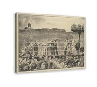 HGFH5TD Introducing Georges Carpentier - George Bellows Vintage BoxingPrint American Sports Realism Canvas Poster Bedroom Decor Sports Landscape Office Room Decor Gift 12x18inch(30x45cm)