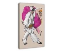 HGFH5TD Leon Bakst - Costumes for Mozart's The Magic Flute Canvas Wall Art Print Poster For Home School Office Decor 12x18inch(30x45cm)