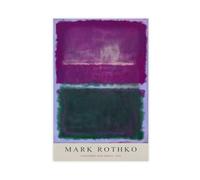 HGFH5TD Mark Rothko Lavender And Green Poster Canvas Artwork Prints Rustic Farmhouse Decorations for Living Room Bathroom Bedroom 16x24inch(40x60cm)