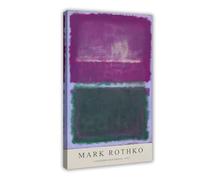 HGFH5TD Mark Rothko Lavender And Green Poster Print for Teen Boys Room Wall Art Canvas Painting Print 16x24inch(40x60cm)
