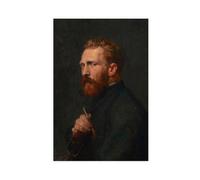 HGFH5TD Portrait of Vincent Van Gogh by John Peter Russell Modern Wall Prints Abstract Geometric Minimalist Art Framed Canvas Prints For Office Bedroom Wall Decor 20x30inch(50x75cm)