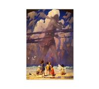 HGFH5TD The Giant by Newell Convers Wyeth Canvas Poster Wall Art Decor Print Picture Paintings for Living Room Bedroom Decoration 12x18inch(30x45cm)
