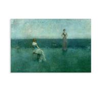 HGFH5TD Thomas Dewing - Recitation Canvas Posters Wall Art Bedroom Office Room Decor Gift 20x30inch(50x75cm)