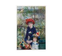 HGFH5TD Two Sisters on The Terrace by Pierre Canvas Poster Bedroom Decor Sports Landscape Office Room Decor Gift 12x18inch(30x45cm)