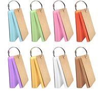 HGFLMR Flash Cards, 400 pcs with Binder Ring, 8 Set, 50 Sheets per Set, Assorted Colors