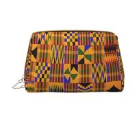 HGFVY African Ethnic Pattern Toiletry Pouch, Travel-Friendly Makeup Organizer For Makeup Brushes, Lipsticks, White, One Size