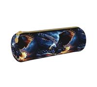 HGFVY American Bald Eagle Pvc Pencil Case,Small Pen Pouch,Fashion Aesthetic Cases,For Pens,Pencils,And Accessories