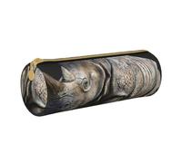 HGFVY Animal Rhino Pvc Pencil Case,Small Pen Pouch,Fashion Aesthetic Cases,For Pens,Pencils,And Accessories