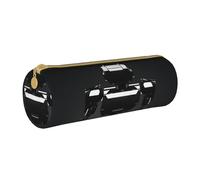 HGFVY Black Robot Pvc Pencil Case,Small Pen Pouch,Fashion Aesthetic Cases,For Pens,Pencils,And Accessories