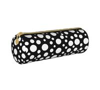 HGFVY Black White Polka Dot Pvc Pencil Case,Small Pen Pouch,Fashion Aesthetic Cases,For Pens,Pencils,And Accessories