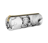HGFVY Cartoon Squirrel Pvc Pencil Case,Small Pen Pouch,Fashion Aesthetic Cases,For Pens,Pencils,And Accessories