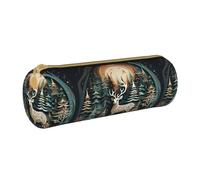 HGFVY Christmas Deer Pvc Pencil Case,Small Pen Pouch,Fashion Aesthetic Cases,For Pens,Pencils,And Accessories