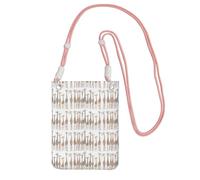 HGFVY Cute Cartoon Funny Giraffes Printing Small Phone Crossbody Shoulder Holsters Bag.Fits All Cell Phones.Use For Running.Walking.Biking