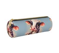 HGFVY Cute Cow Pvc Pencil Case,Small Pen Pouch,Fashion Aesthetic Cases,For Pens,Pencils,And Accessories