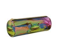 HGFVY Cute Frog Pvc Pencil Case,Small Pen Pouch,Fashion Aesthetic Cases,For Pens,Pencils,And Accessories