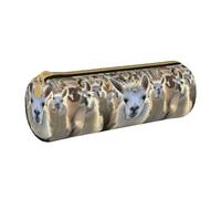 HGFVY Cute Llama Pvc Pencil Case,Small Pen Pouch,Fashion Aesthetic Cases,For Pens,Pencils,And Accessories