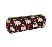HGFVY Cute Pug Pvc Pencil Case,Small Pen Pouch,Fashion Aesthetic Cases,For Pens,Pencils,And Accessories