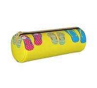 HGFVY Flip Flops Calligraphy Beach Shoes Pvc Pencil Case,Small Pen Pouch,Fashion Aesthetic Cases,For Pens,Pencils,And Accessories