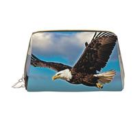 HGFVY Flying Eagle Toiletry Pouch, Travel-Friendly Makeup Organizer For Makeup Brushes, Lipsticks, White, One Size