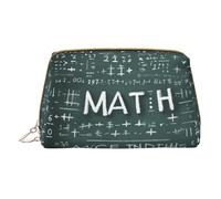 HGFVY Formulas Shapes Theory Math Toiletry Pouch, Travel-Friendly Makeup Organizer For Makeup Brushes, Lipsticks, White, One Size