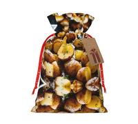 HGFVY Garden Potatoes 1pcs Drawstring Tote Bag 4.7 X 6.9in For Christmas Gifting And Storage And With Kraft Gift Tags