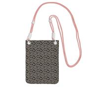HGFVY Halloween Bats Grey Printing Small Phone Crossbody Shoulder Holsters Bag.Fits All Cell Phones.Use For Running.Walking.Biking