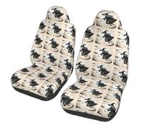 HGFVY Halloween Witch Flying Car Seat Covers Protectors Fit for Most Cars Trucks SUV